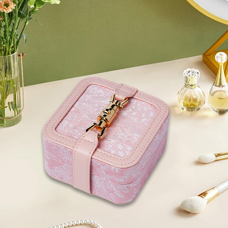 Vintage Jacquard Jewellery Box