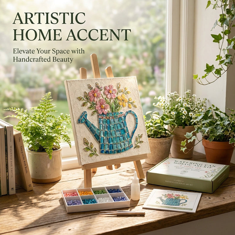 Watering Can Mosaic Art Kit