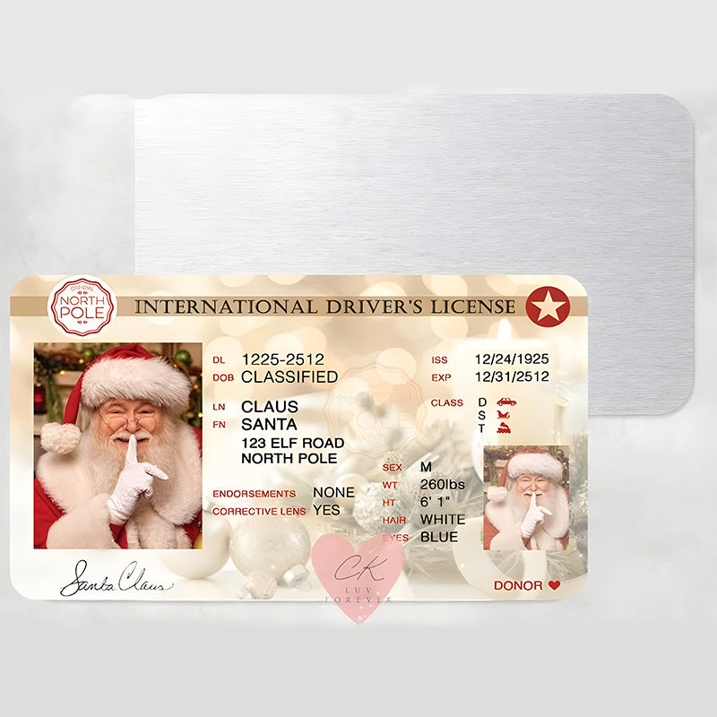 🎅Santa's Lost Drivers License|Funny Gifts For Kids