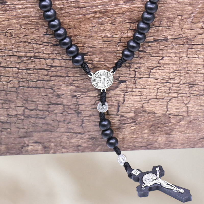 Cross Rosary Necklace
