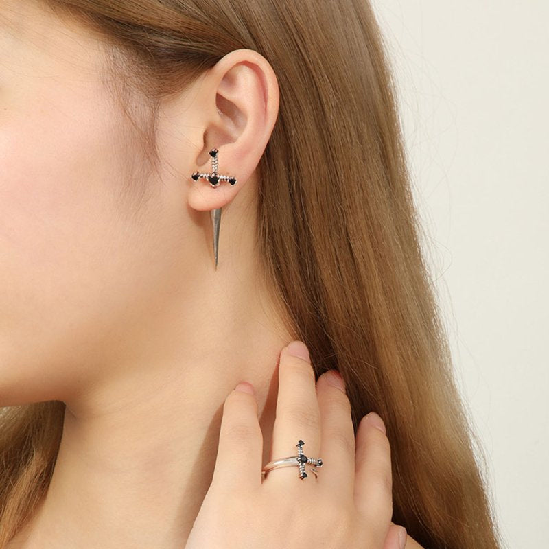 GOTHIC SWORD EARRINGS