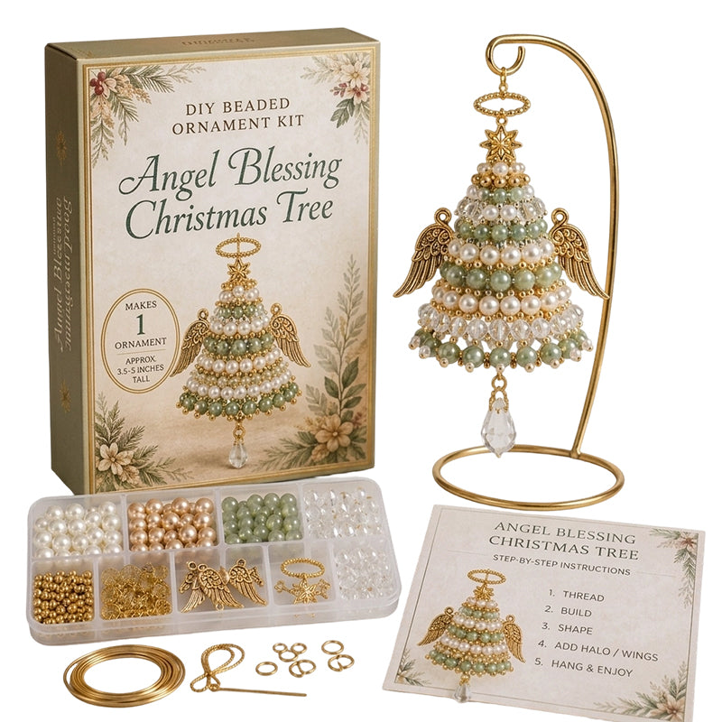 DIY Christmas Tree Beaded Ornament Kit