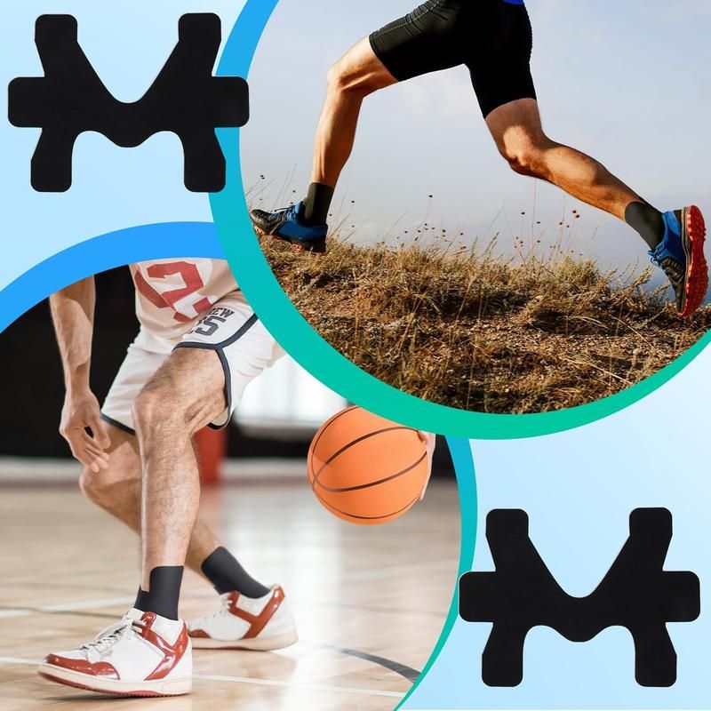 Pre-cut ankle muscle wrap