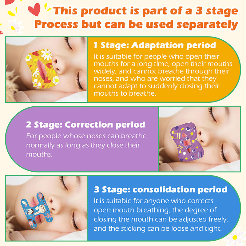 Universal anti-snoring patch for children