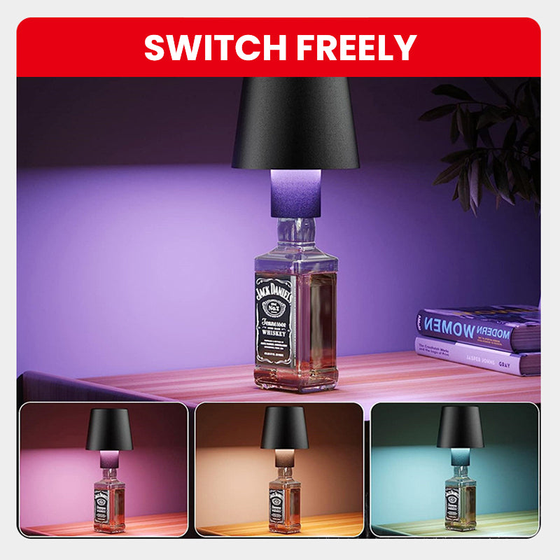 Wireless bottle lamp