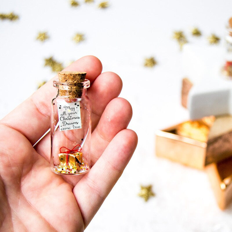 Christmas Card in a Bottle