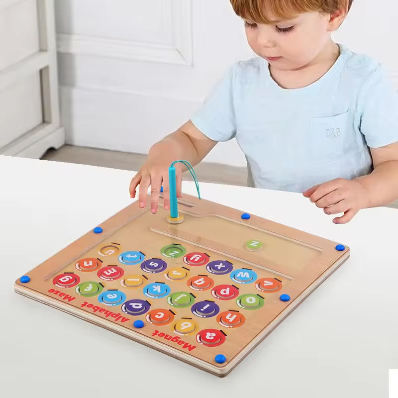 Magnetic Alphabet Maze Toy