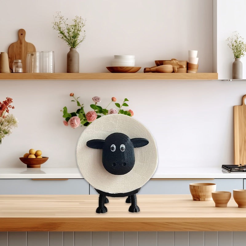 Little sheep toilet paper holder