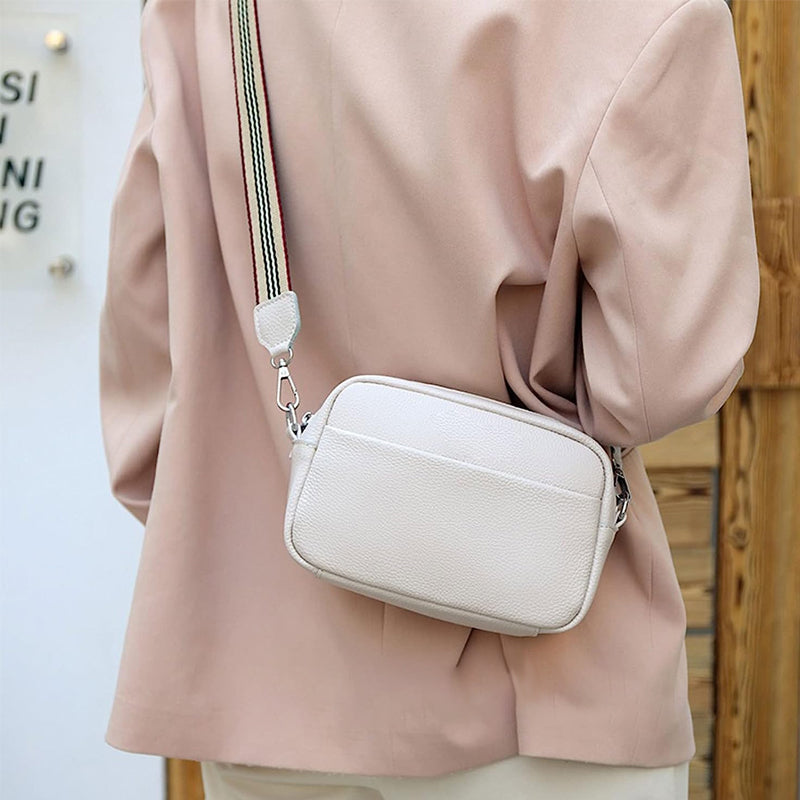 Wide Strap Crossbody Bag