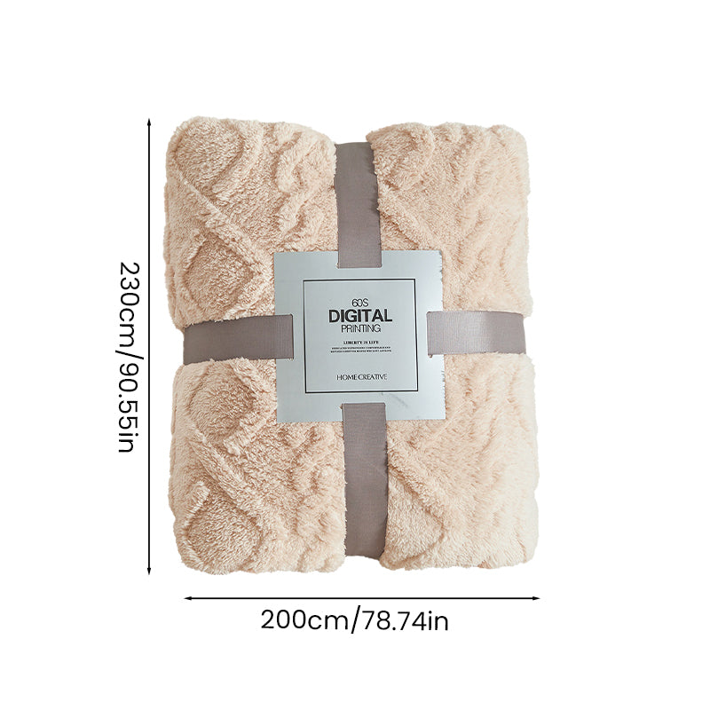 Luxury Double-Sided Coral Fleece Blanket