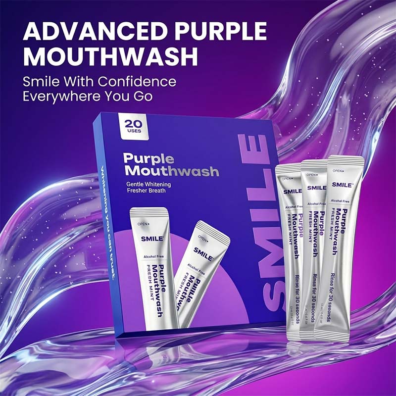 Fresh Breath Mouthwash Sachets