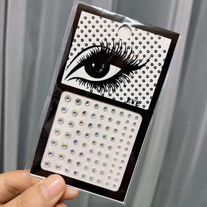 Face Rhinestone Stickers In Various Sizes