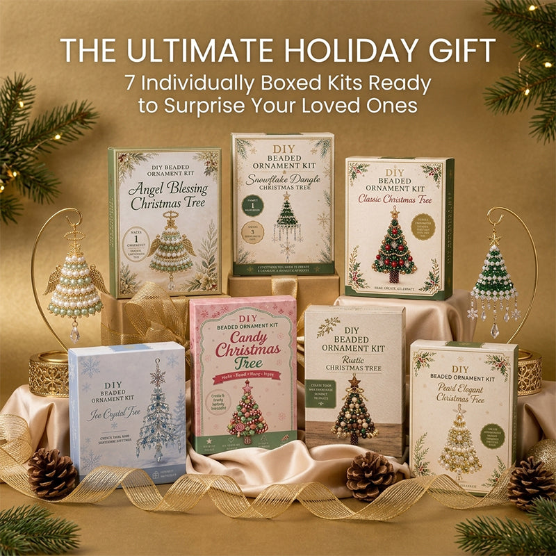 DIY Christmas Tree Beaded Ornament Kit