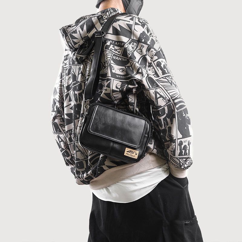 Square Vintage Messenger Bag