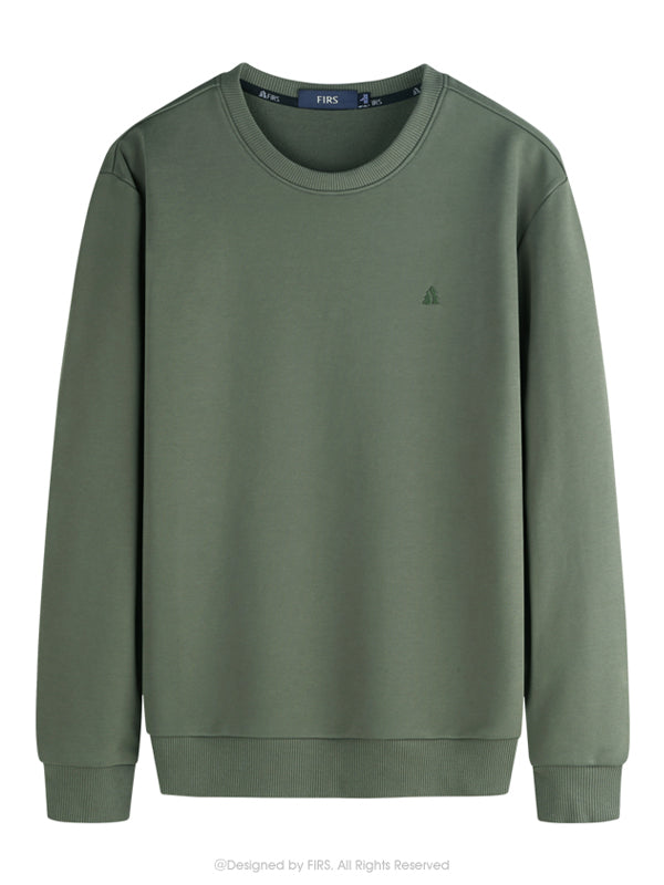 Solid Color Casual Pullover Top