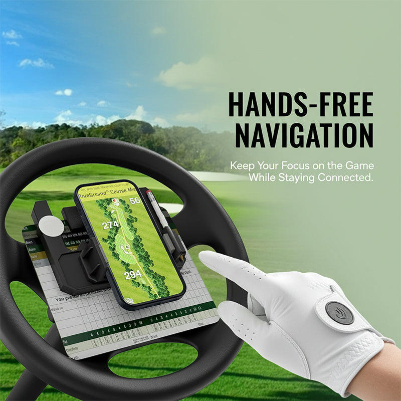 Golf Cart Steering Wheel Phone Mount