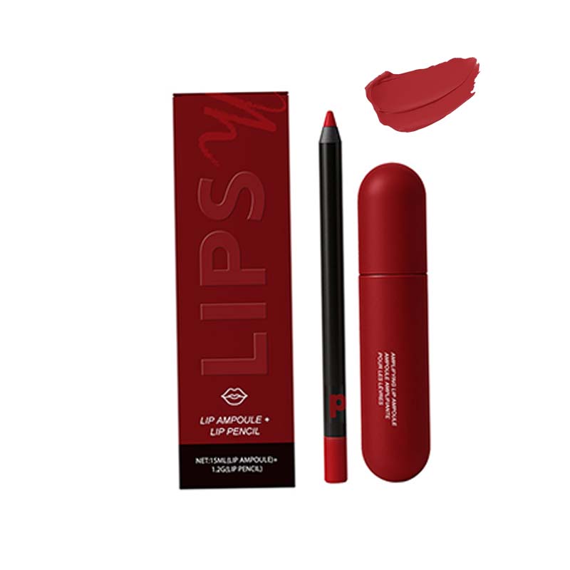 Moisturizing Lip Gloss & Lip Liner Pencil