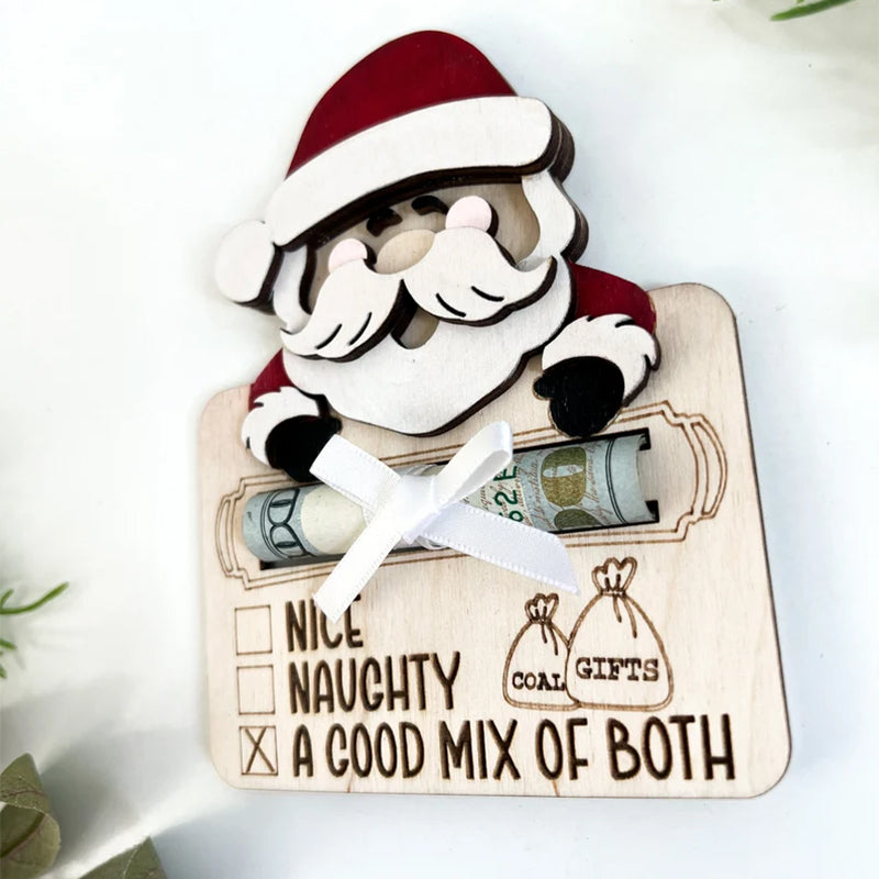 Cute Santa Christmas Money Holder