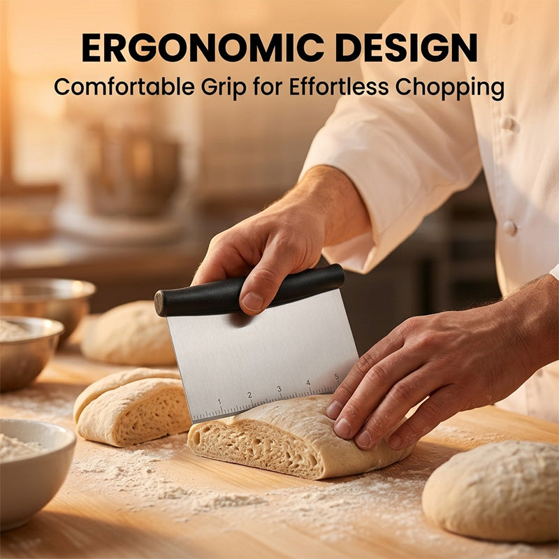 Stainless Steel Dough Scraper