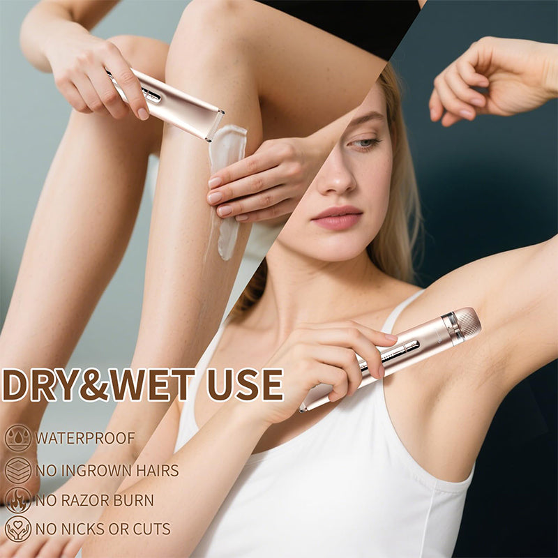 2-in-1 Electric Shaver & Bikini Trimmer for Women
