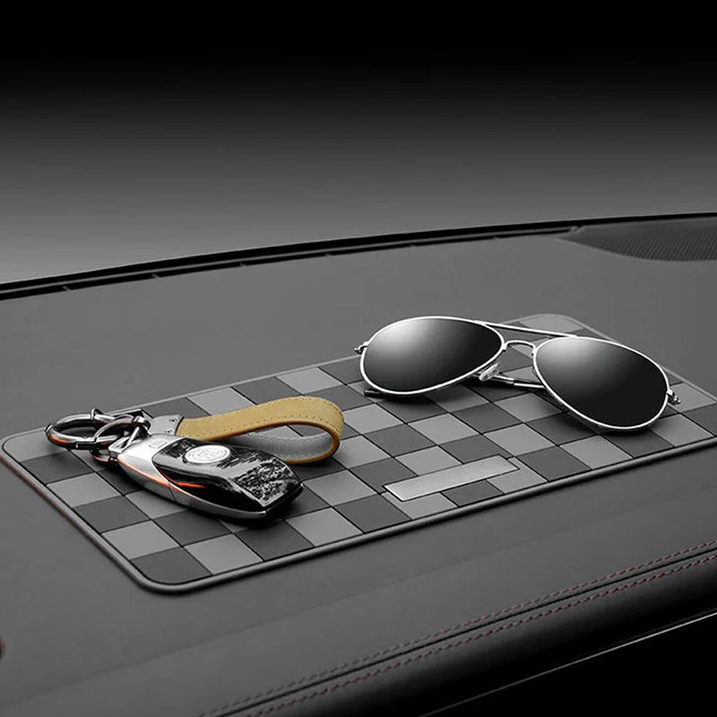 Car High-grade Checkered Non-slip Mat