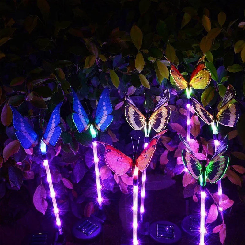 Outdoor Solar Garden Butterfly Lights Decor