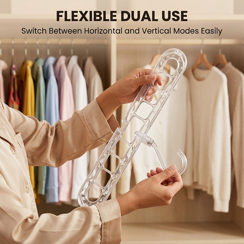9-Hole Multi-Functional Clothes Hanger