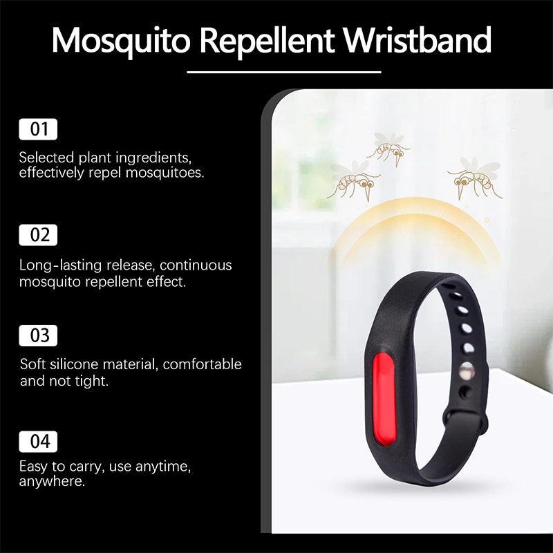Portable Silicone Mosquito Repellent Bracelet