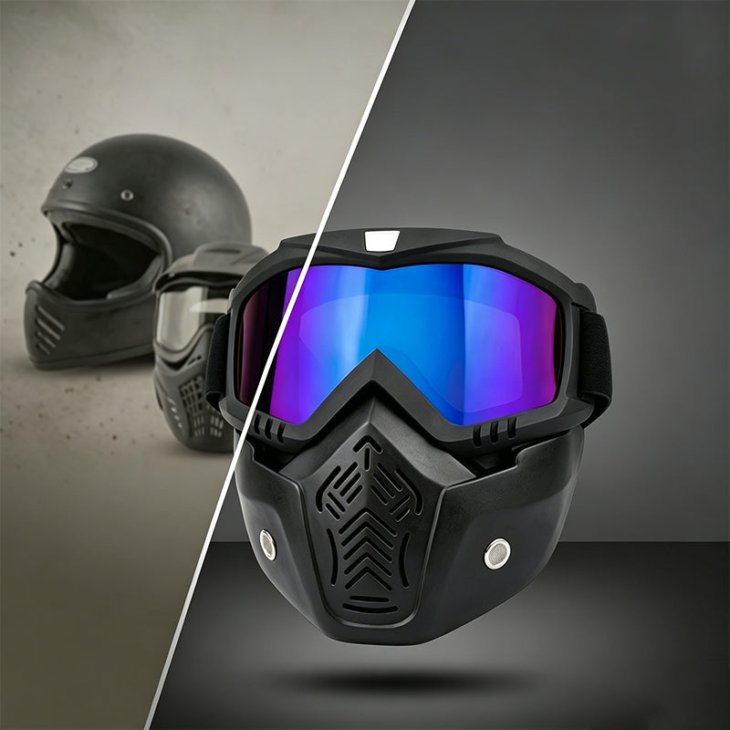 Harley retro face mask