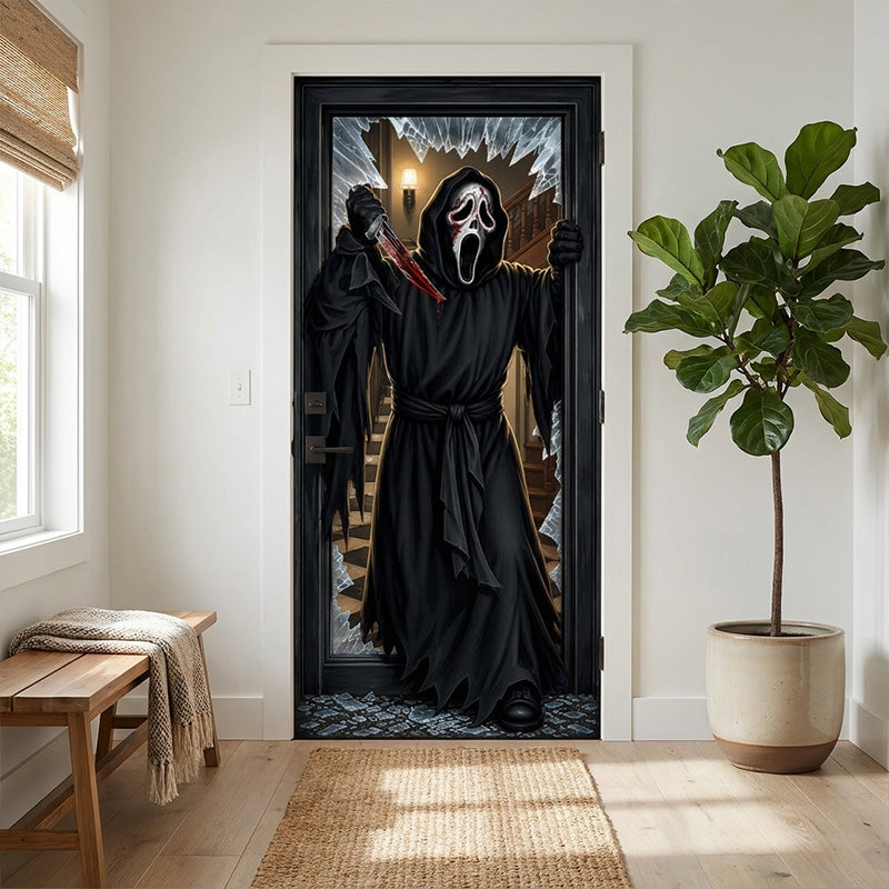 Halloween Elastic Door Cover