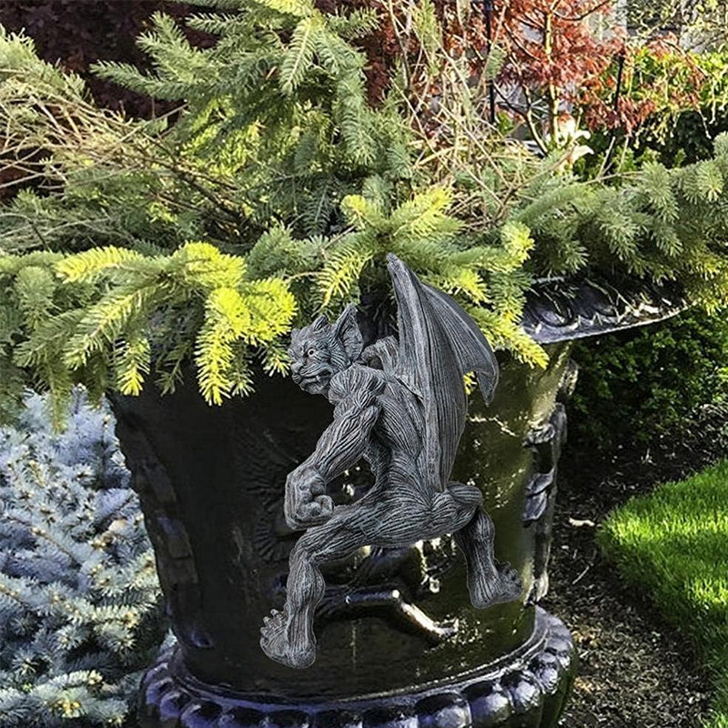 Dragon Winged Gargoyle Fence Hanger