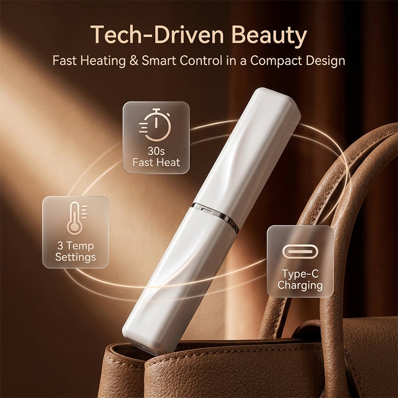 Mini Cordless Heated Bangs Styling Comb