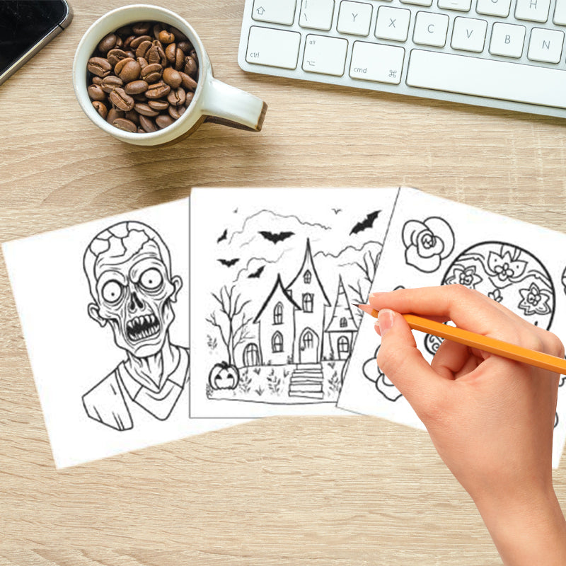 Halloween Coloring Book