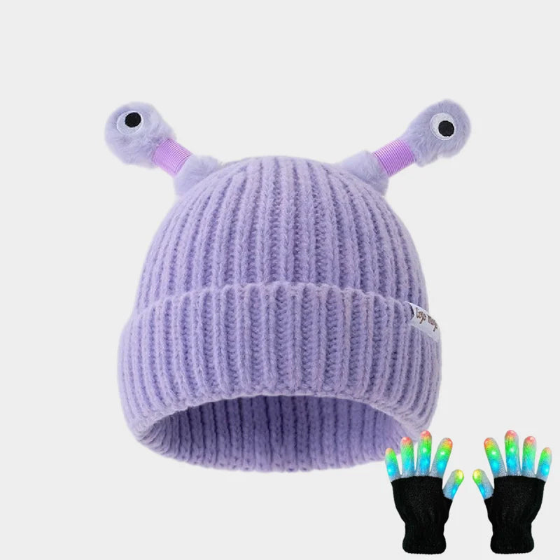 Glow in the Dark Little Monster Woolly Hat