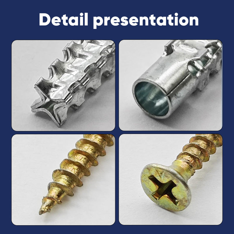 Upgraded Serrated Iron Expansion Screw