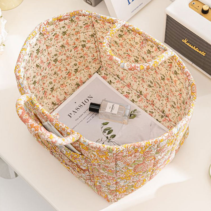 Boho Fabric Storage Basket