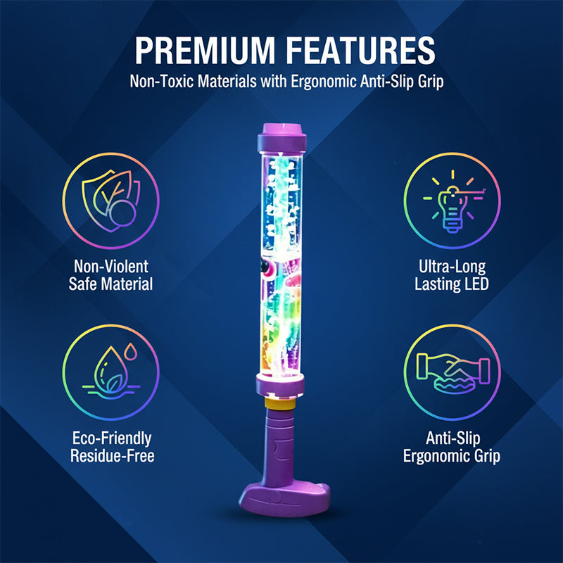 LED rainbow water gun