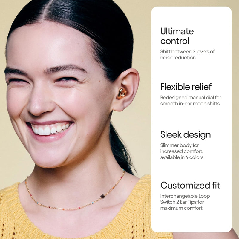 Fashionable Noise-Canceling Earplugs