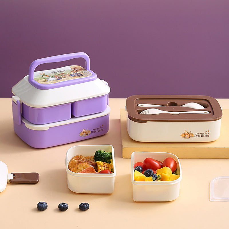 Cute Bunny Kids Lunch Box