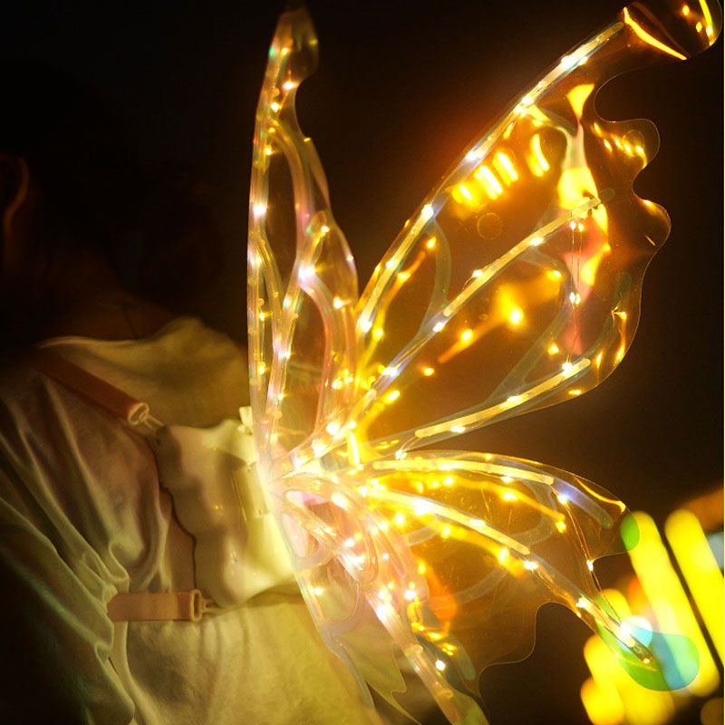 Electric Sparkling Butterfly Fairy Wings