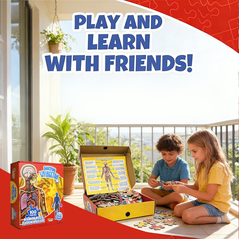 Kid's 100 Piece Human Body Floor Puzzle
