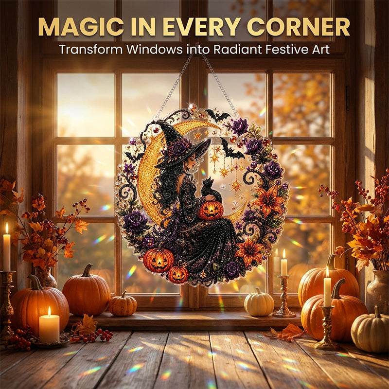 Halloween Diamond Painting Hanging Ornament Kit