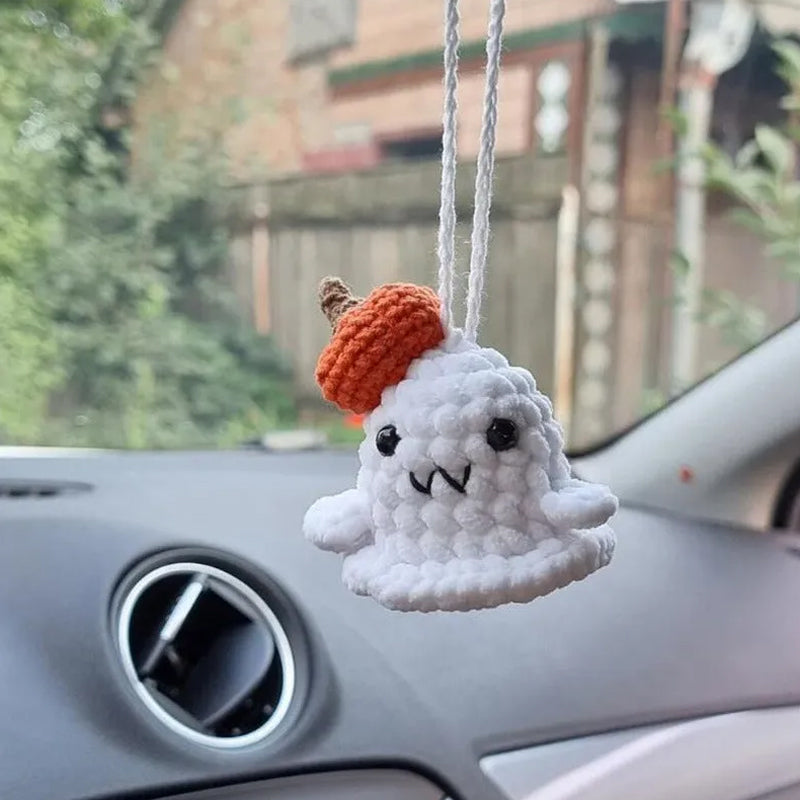 Ghost Knitted Wool Pendant