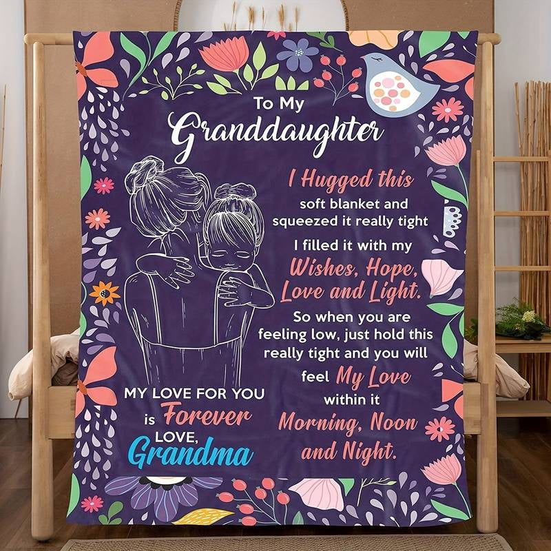 Granddaughter's Gift-Sweet Words Blanket