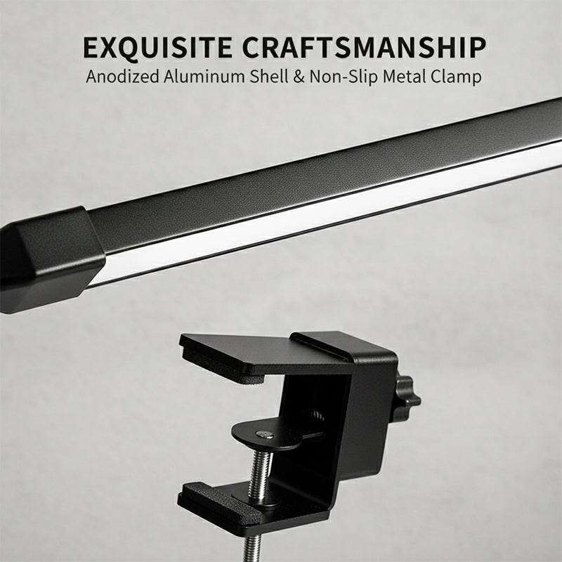 Clip-on desk lamp