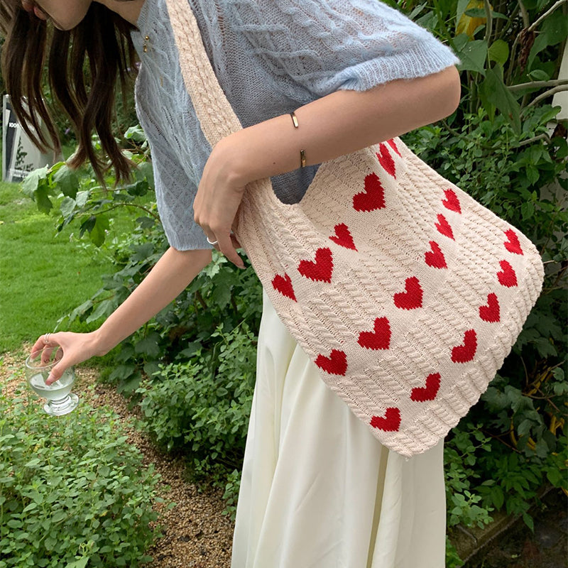 Love Knit Tote Bag