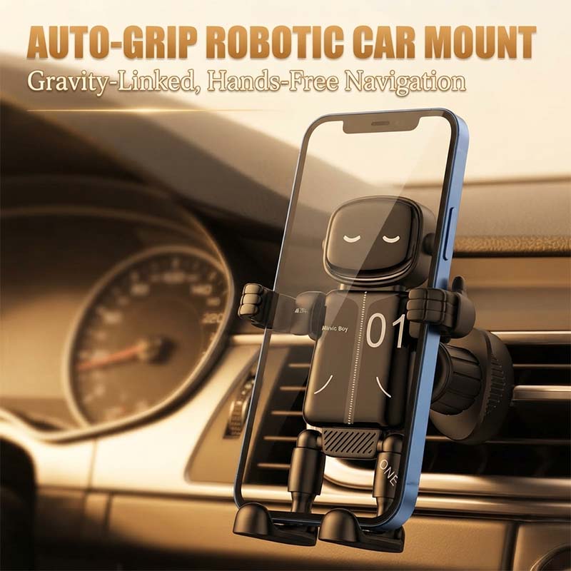 Music Robot Car Phone Mount
