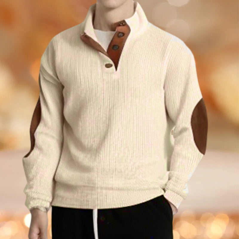 Men's Outdoor Casual Stand Collar Long Sleeve Sweatshirt