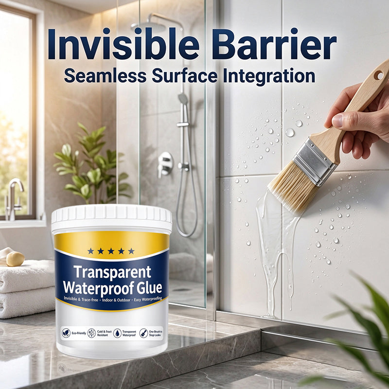 Transparent Waterproof Repair Sealant with Brush
