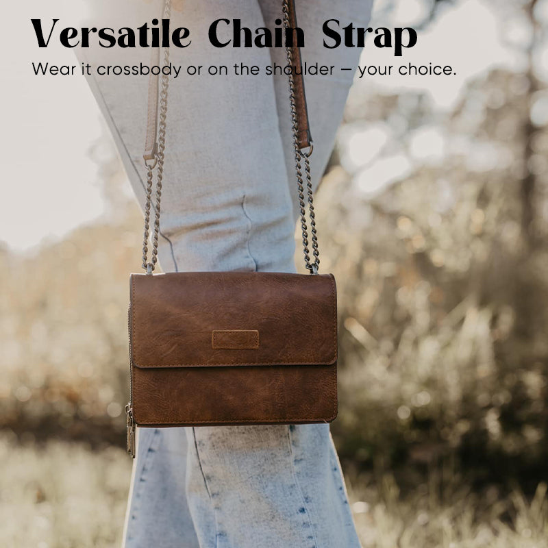 Double-layer flip cover bag